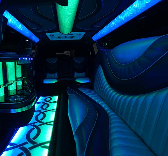 dallas limo service interior