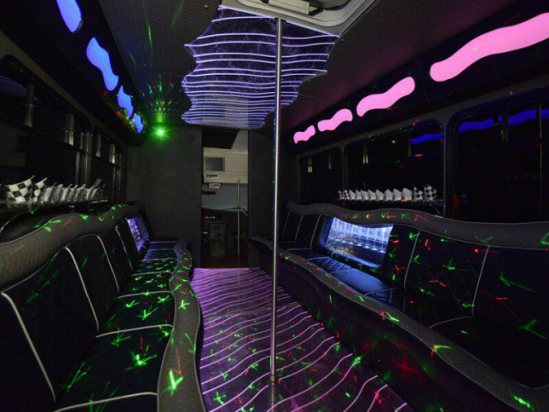 arlington tx party buses interior